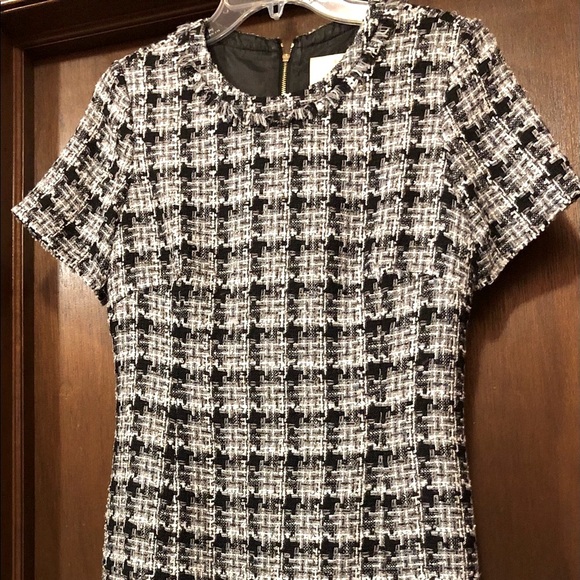 Kate Spade black & white Tweed dress - Picture 1 of 13